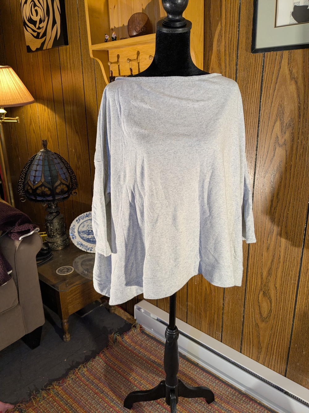 Stella & Dot Light Gray Convertible Tunic
